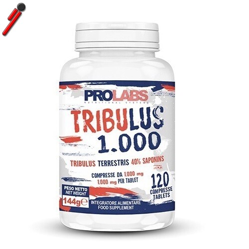 Prolabs, Tribulus 1000, 120 Cpr. Tonico Tribulus Terrestris