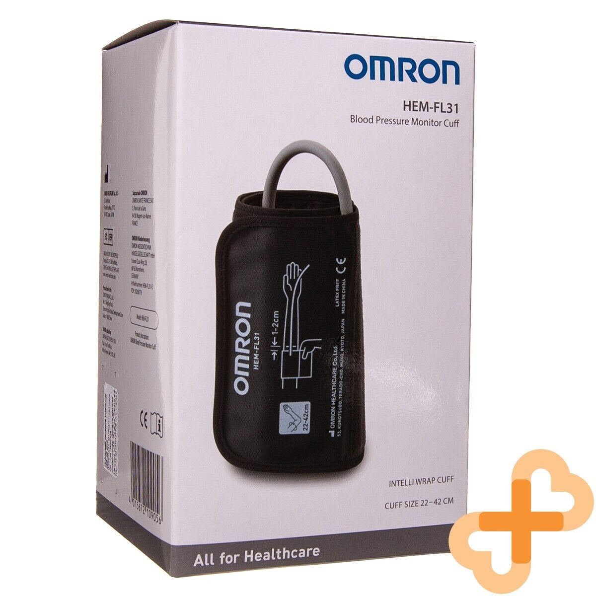 Manicotto OMRON INTELLI CUFF per monitor della pressione sanguigna nero rigid...