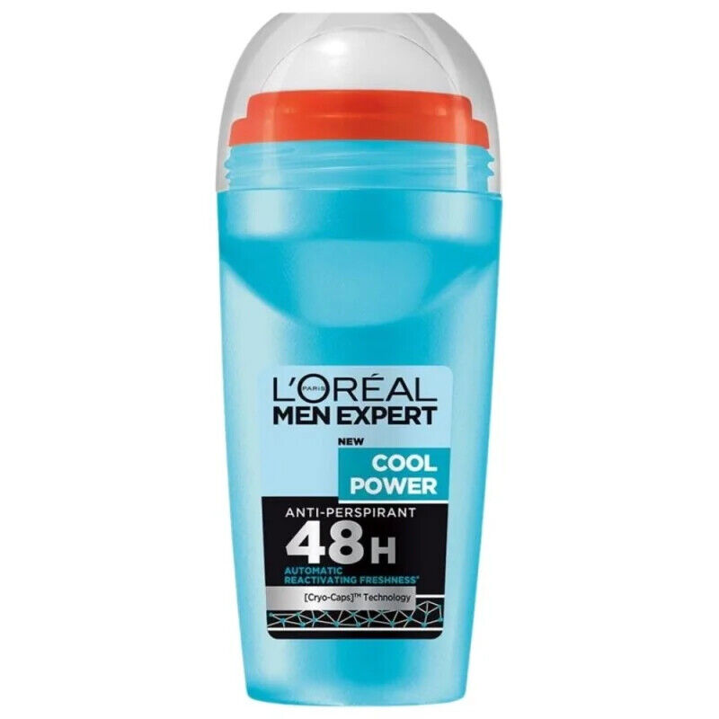 L'Oréal Paris Men Expert Cool Power 48h Anti-traspirante Roll-on, 50 ml