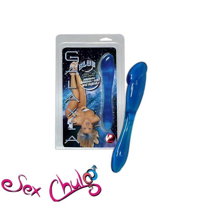 DILDO DOPPIO Galaxia Blue