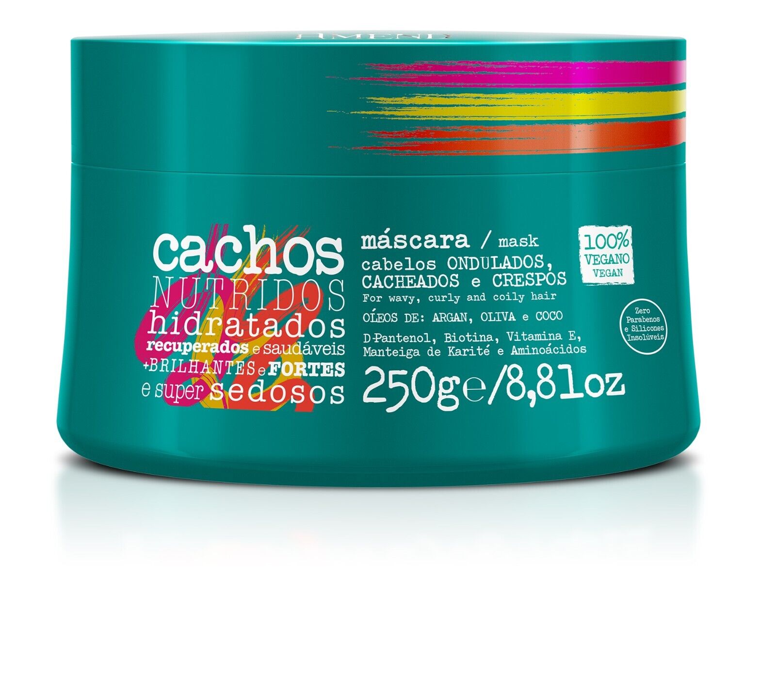 Amend Cachos maschera riccioli vegani 250 g adatto metodo riccio