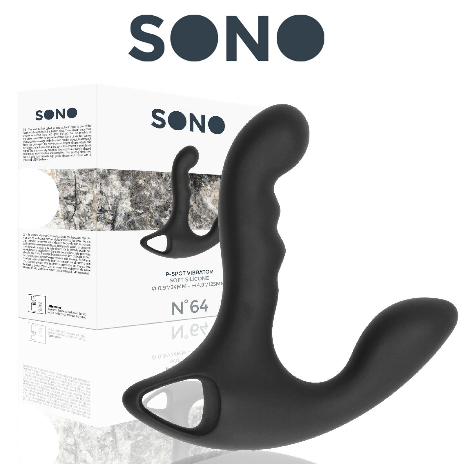 Shots Sono N 64 Punto P Spot Vibrator Vibratore Anale Stimolatore Prostata Sex