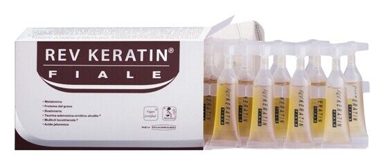 Rev Pharmabio Rev Keratin Fiale 15 Fiale 5 Ml