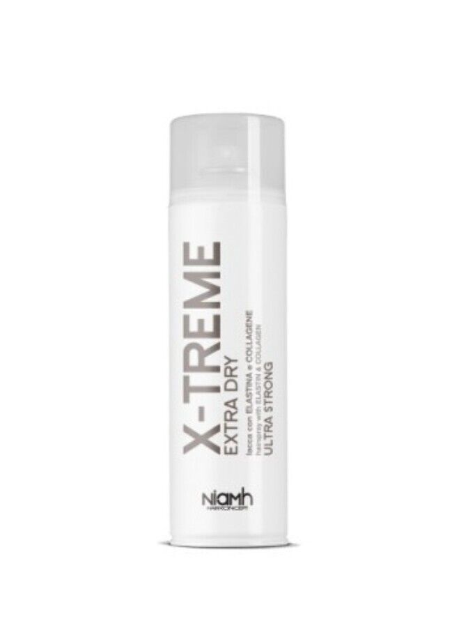 Lacca Per Capelli Fissaggio Ultra Forte Con Elastina  NIAMH - X-TREME 500 ML