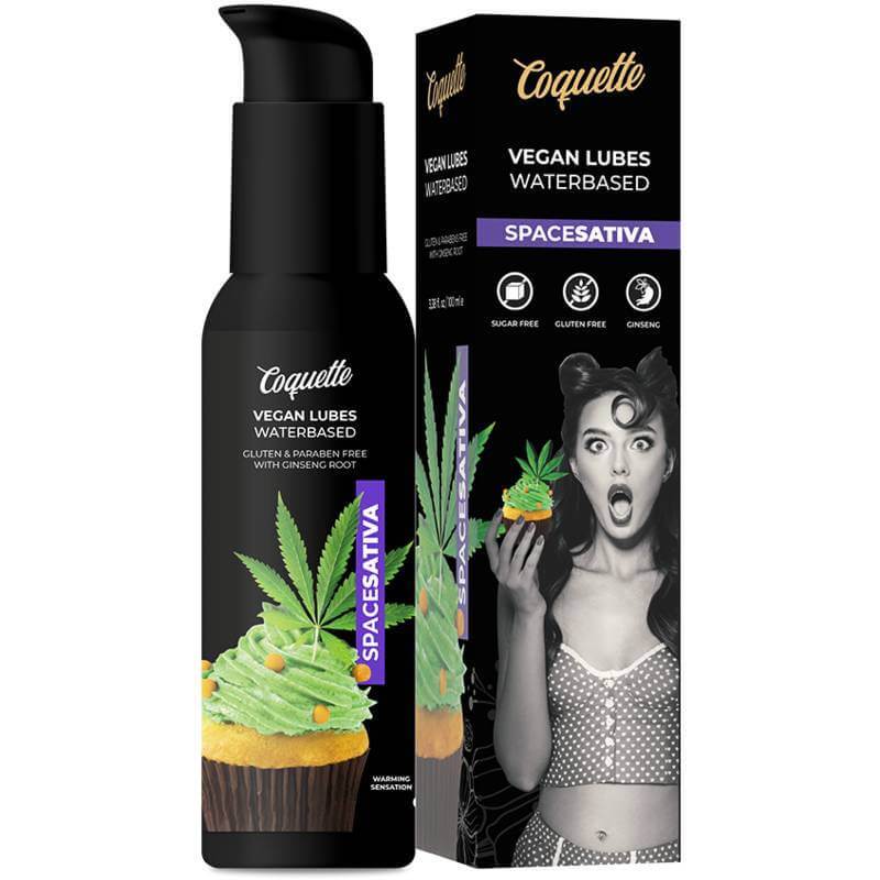 Coquette Vegan Lubes - Lubrificante Naturale Gusto SpaceSativa 100 ML