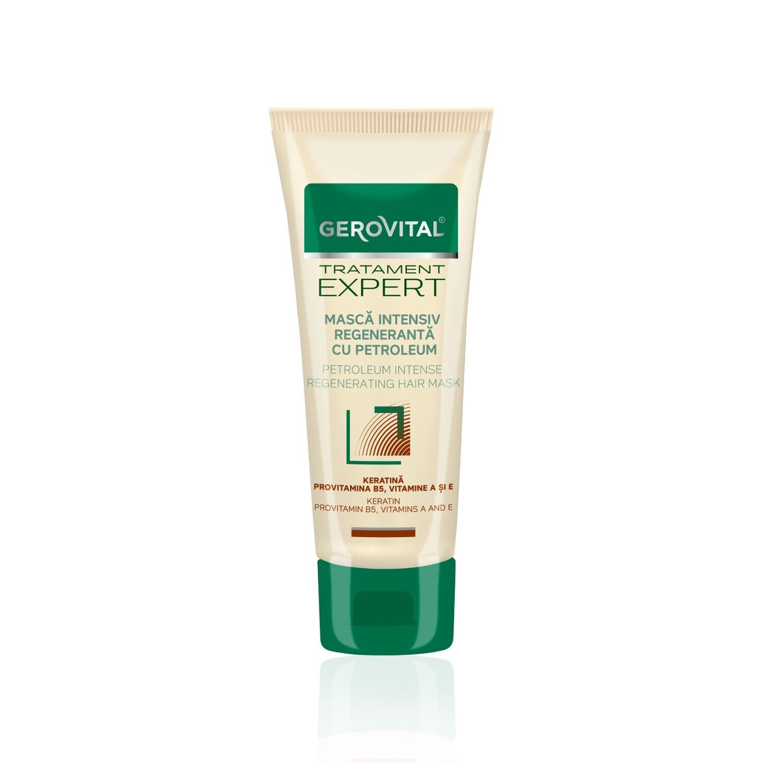 Maschera Intensamente Rigenerante per Capelli, Gerovital Tratament Expert
