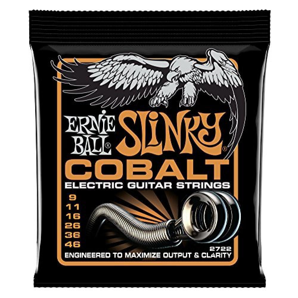 (TG. Hybrid) Cordes pour guitare électrique hybride Slinky Cobalt d'Ernie Ball