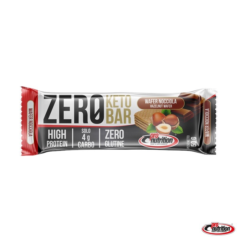 PRO NUTRITION Zero Keto Bar WAFER-NOCCIOLA 1x50g