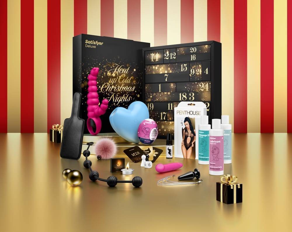 SET KIT CALENDARIO DELL'AVVENTO EROTICO CON TOYS MASTURBATORI INTIMO BODY PLUG