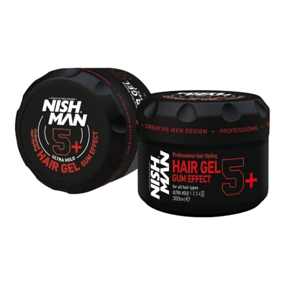 Hair gel gum effect 5+ 300 ml Nishman 00867
