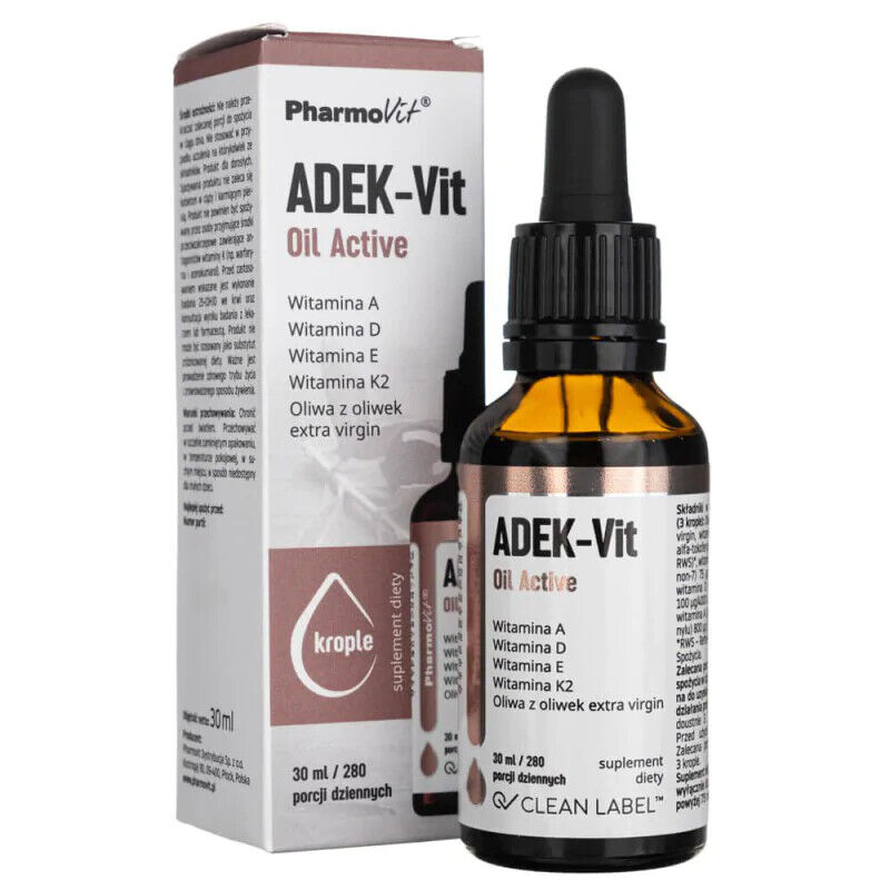 PharmoVit Vitamine ADEK-Vit Olio Gocce attive, 30 ml