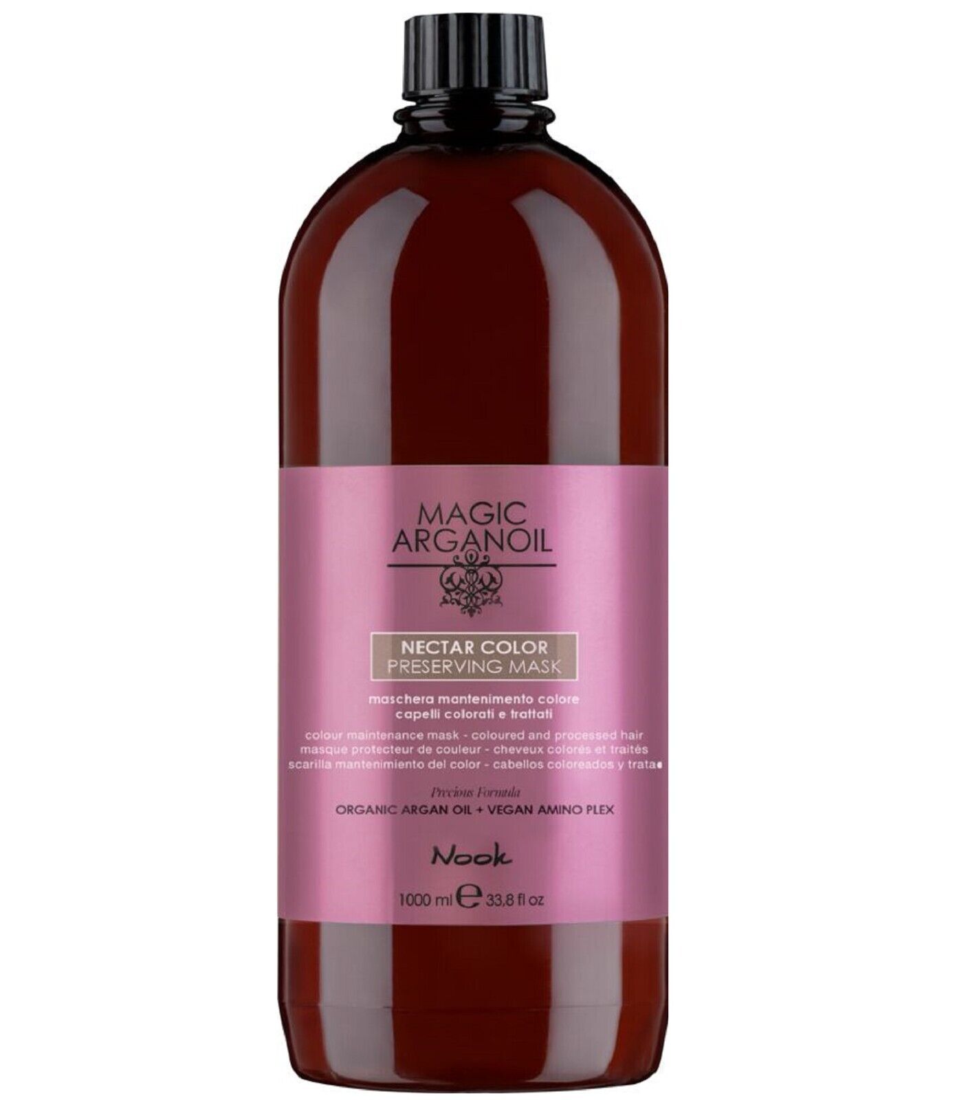 MASCHERA MAGIC ARGAN NECTAR COLOR 1000ML MANTENIMENTO COLORE CAPELLI COLORATI