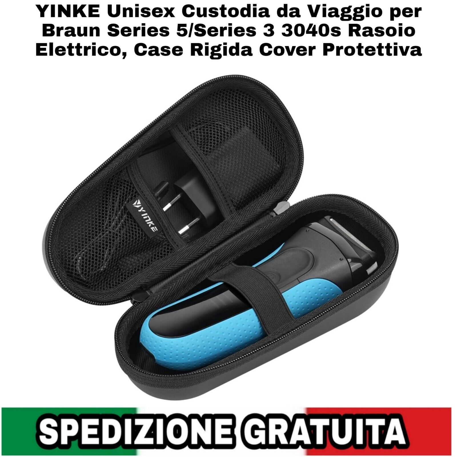 Custodia da Viaggio Protettiva x Braun Series 5/Series 3 3040s Rasoio Elettrico