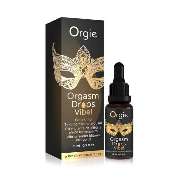 Olio lubrificante gocce stimolanti vaginale clitoride donna orgasm drops vibe