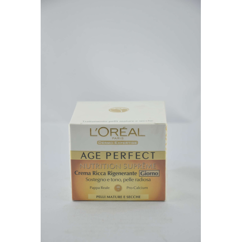 L'oreal Age Perfect Nutrition Supreme Crema Ricca Rigenerante Giorno Vaso 50ml
