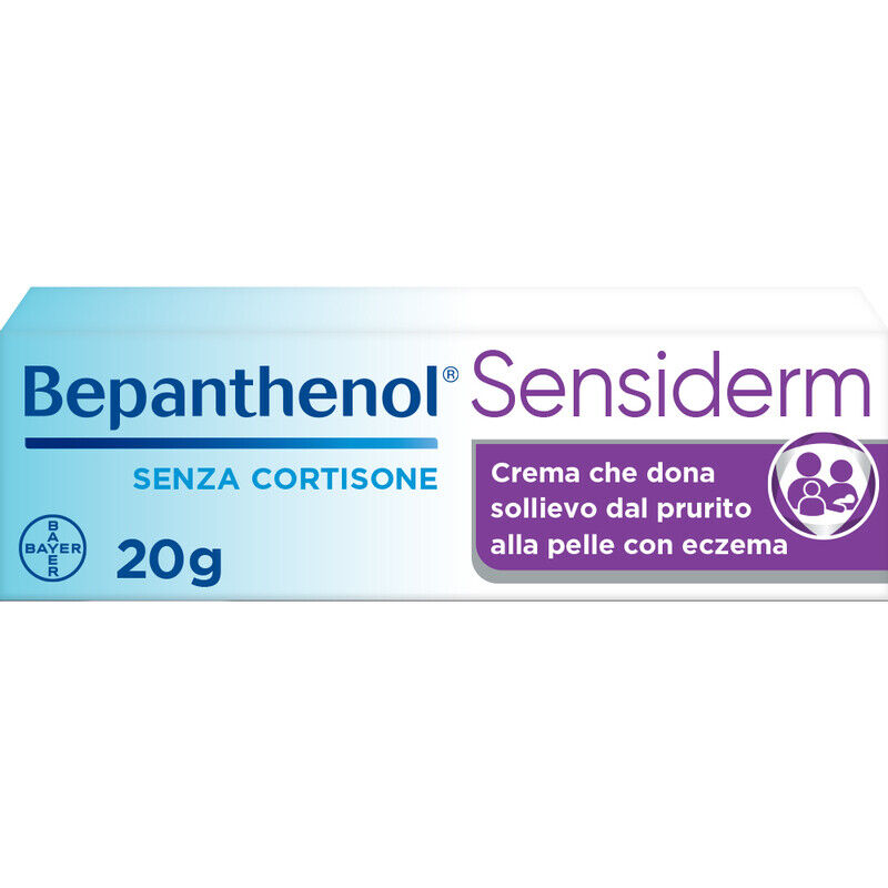Bepanthenol Sensiderm Crema per Prurito e Pelle Arrossata 20g