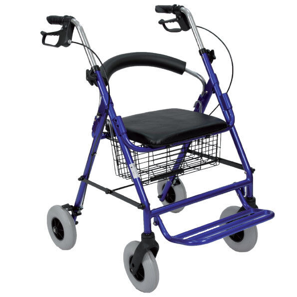 DEAMBULATORE ROLLATOR 4 RUOTE CESTINO H REGOL 85 A 96 KG 120 TERMIGEA