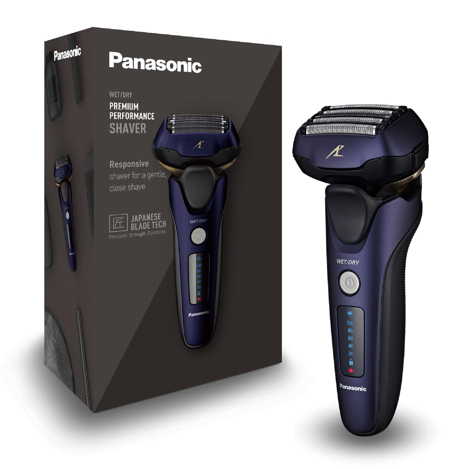 Panasonic Series 800 ES-LV67 Rasoio Wet and Dry, 5 Lame Su Testina (K5J)