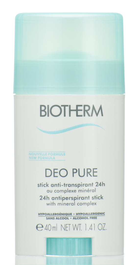 BIOTHERM DEO PURE STICK HYPOALLERGENIC ALCOHOL FREE 40ML