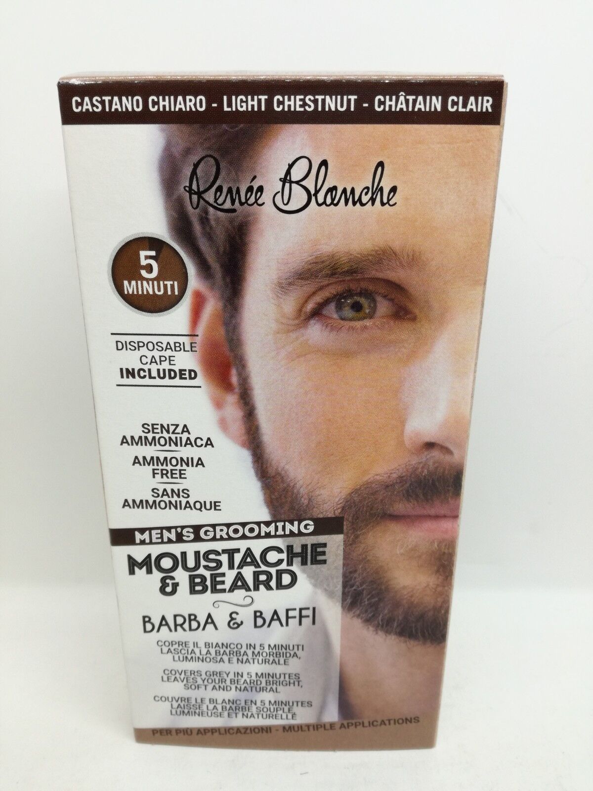 MEN'S GROOMING MOUSTACHE & BEARD BARBA & BAFFI RENEE' BLANCHE - CASTANO CHIARO