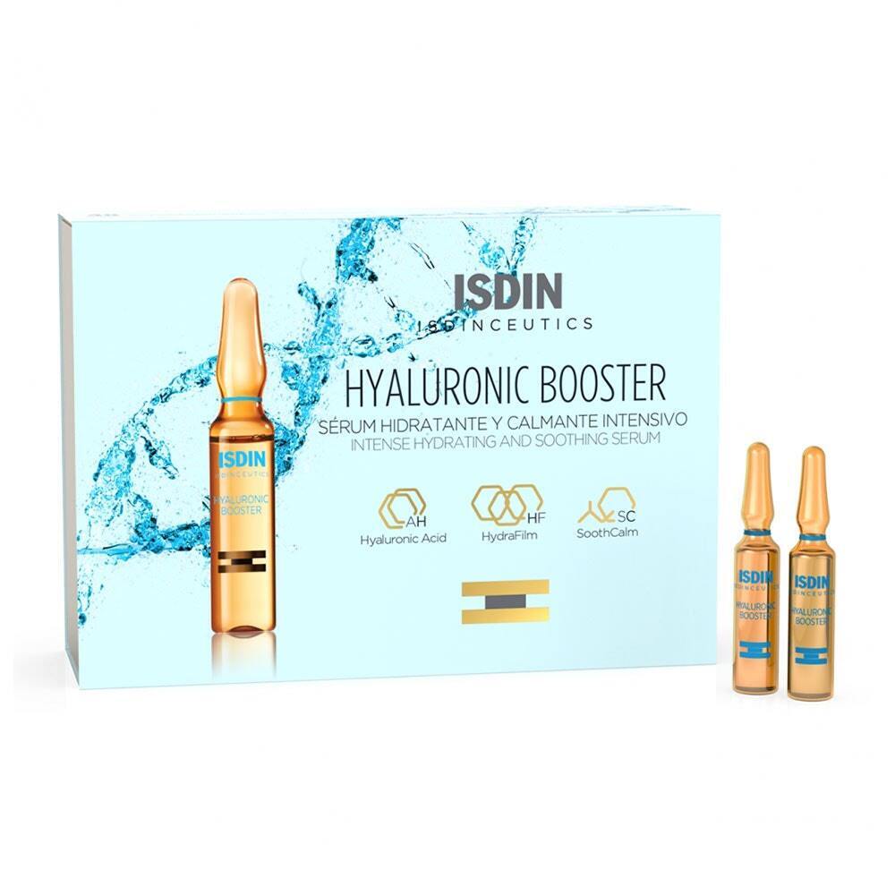 ISDIN Isdinceutics - Hyaluronic Booster Siero Idratante e Calmante, 10 Fiale
