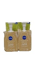 Nivea Caring Hand Soap Eco Refill Starter Kit - Lemongrass Scent SET 4 pezzi