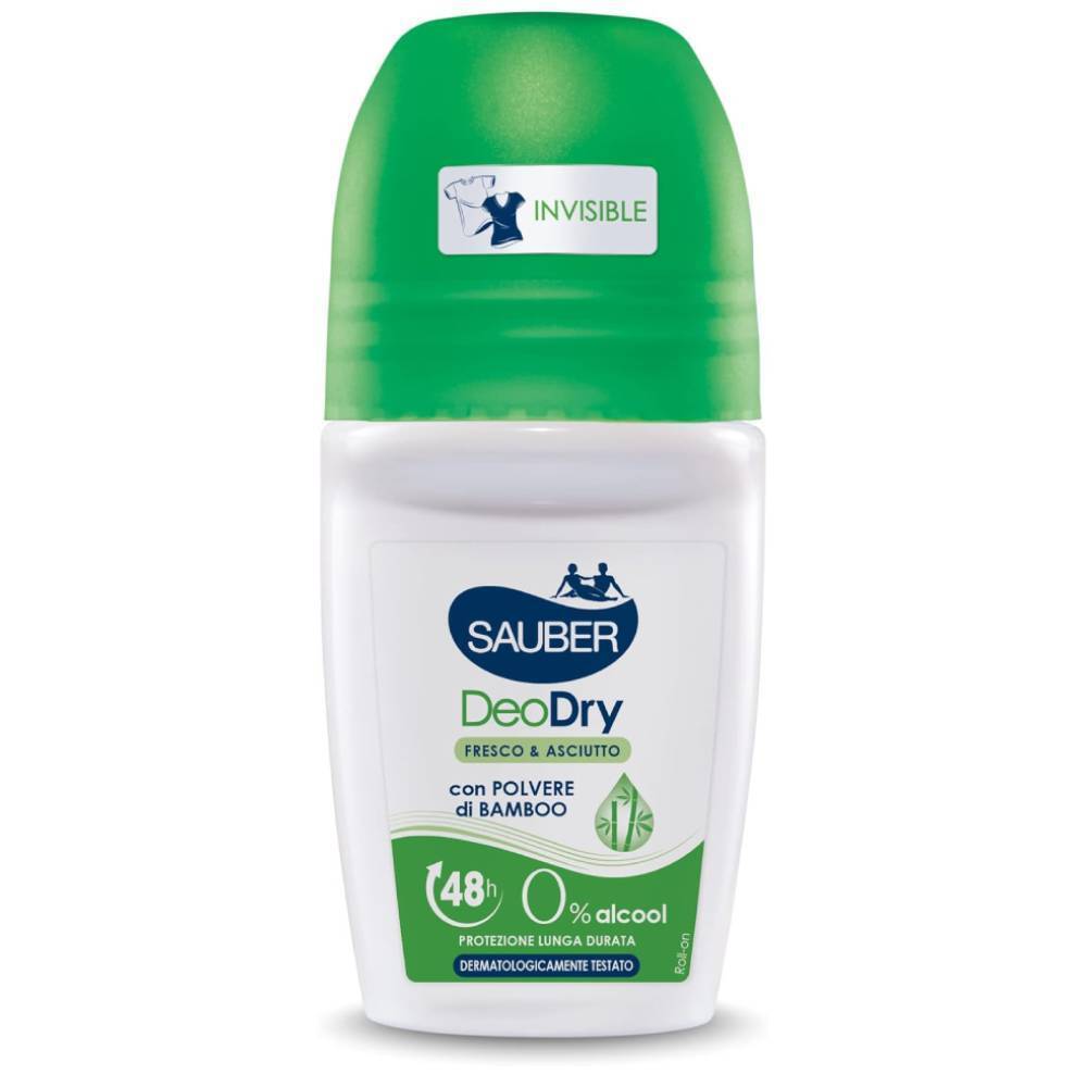 Sauber Deodry Deodorante Roll On Con Microsfere Rinfrescanti 48H 50ml