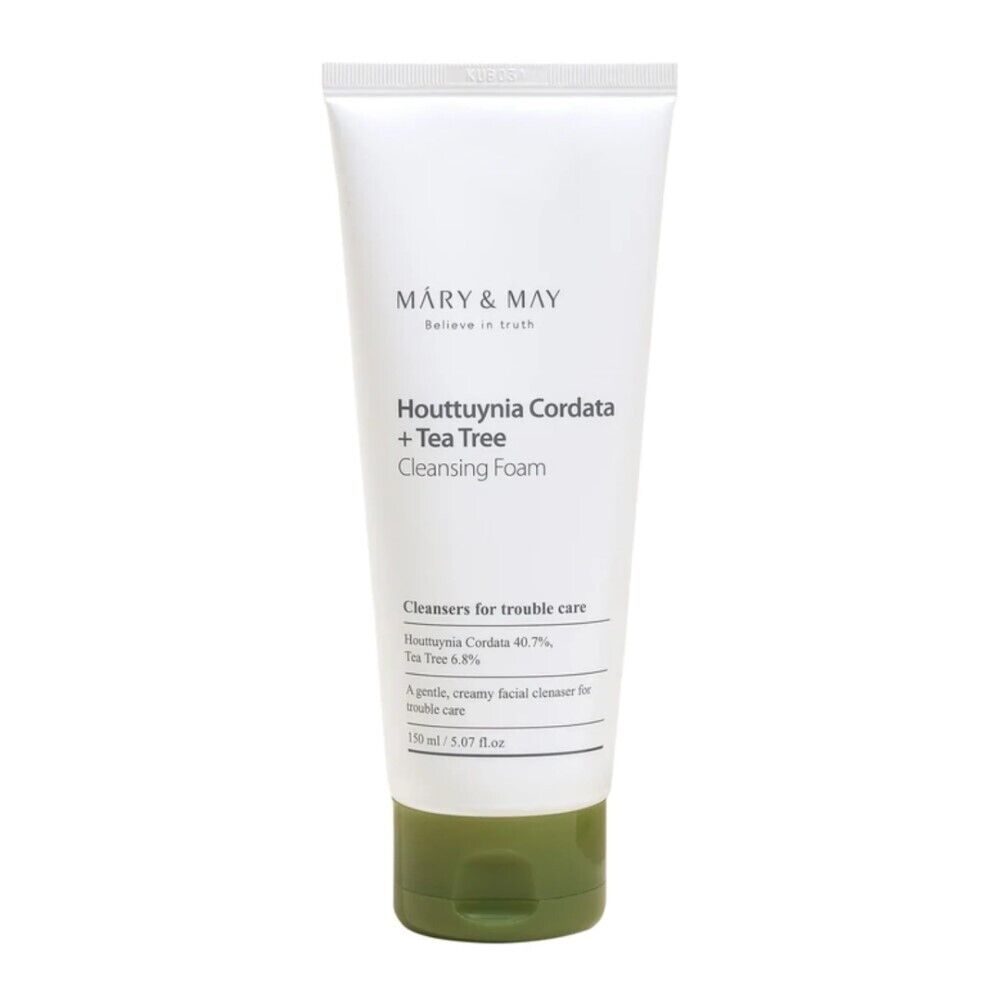 Mary&May Schiuma per pelli problematiche Houttuynia Cordata + Tea Tree, 150