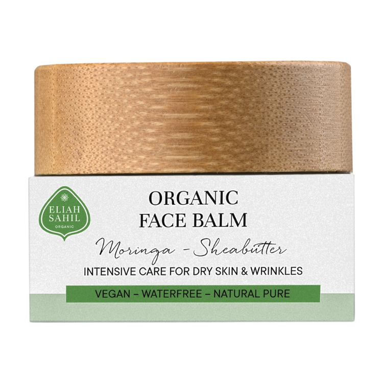 Balsamo Viso Biologico con Moringa e Burro di Karité - 15 ml - Eliah Sahil Organ