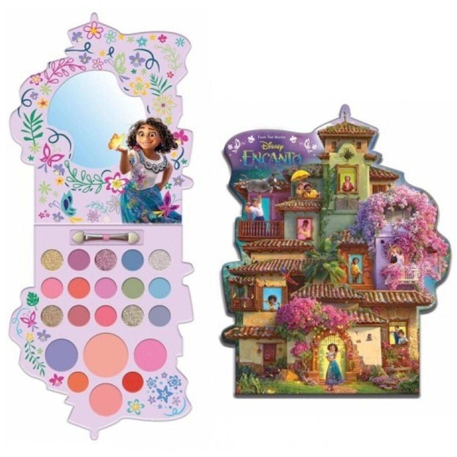 DISNEY ENCANTO TROUSSE TRUCCO PER BAMBINI 3 LIP GLOSS 15 OMBRETTI 3 FARD