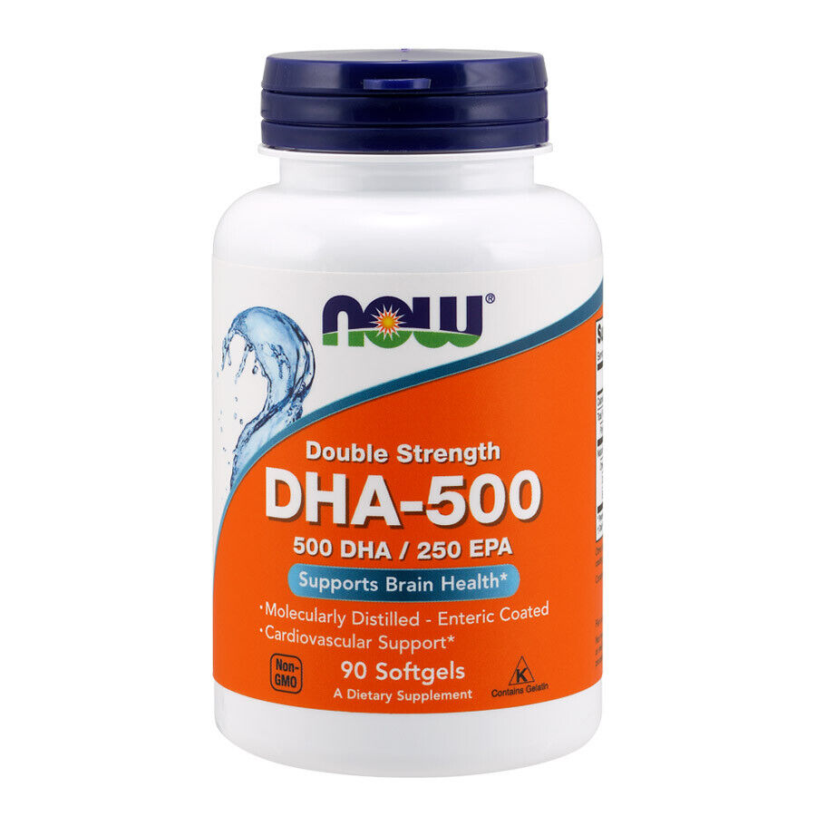 NOW Foods DHA-500  90 Softgels NOW1612