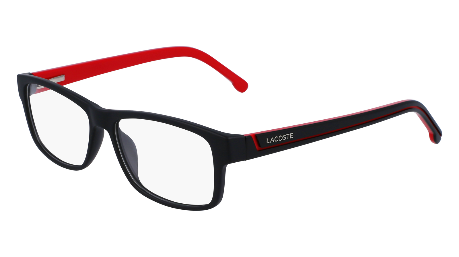 Occhiali da Vista LACOSTE 24557 004 MATTE BLACK/RED 53/15/145 Uomo
