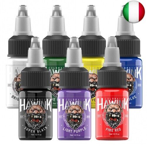HAWINK Komplettes Tattoo-Kit für Anfänger 2 Pro Tattoo-Maschinen-Kit T