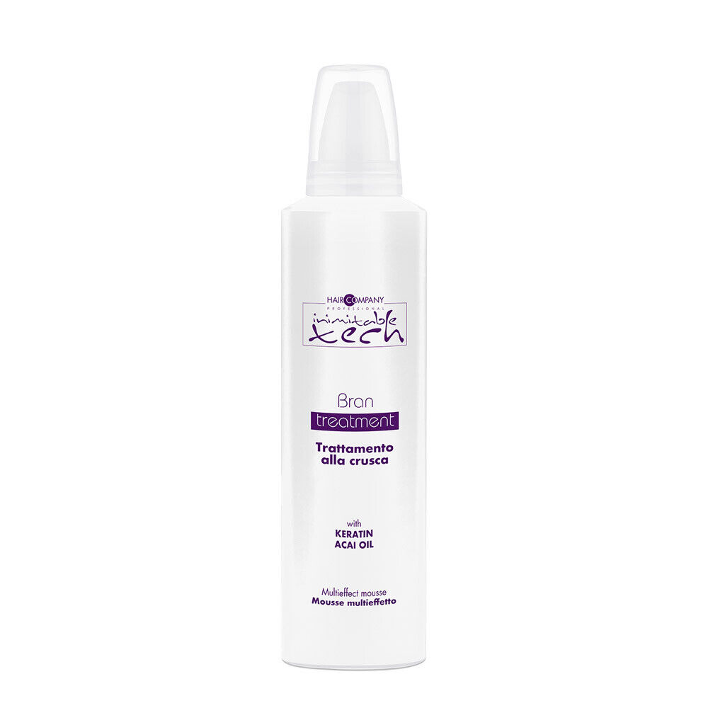 Hair Company Inimitable Tech Bran Treatment 250ml - trattamento alla crusca