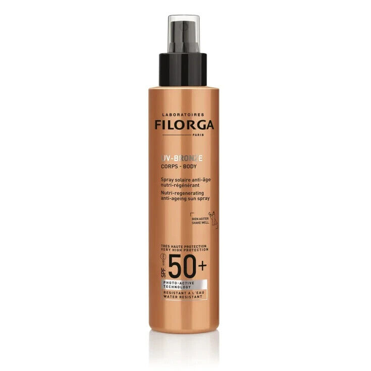 Filorga UV Bronze - Body Spray Solare Anti-Età Nutri-Rigenerante SPF 50+, 150ml