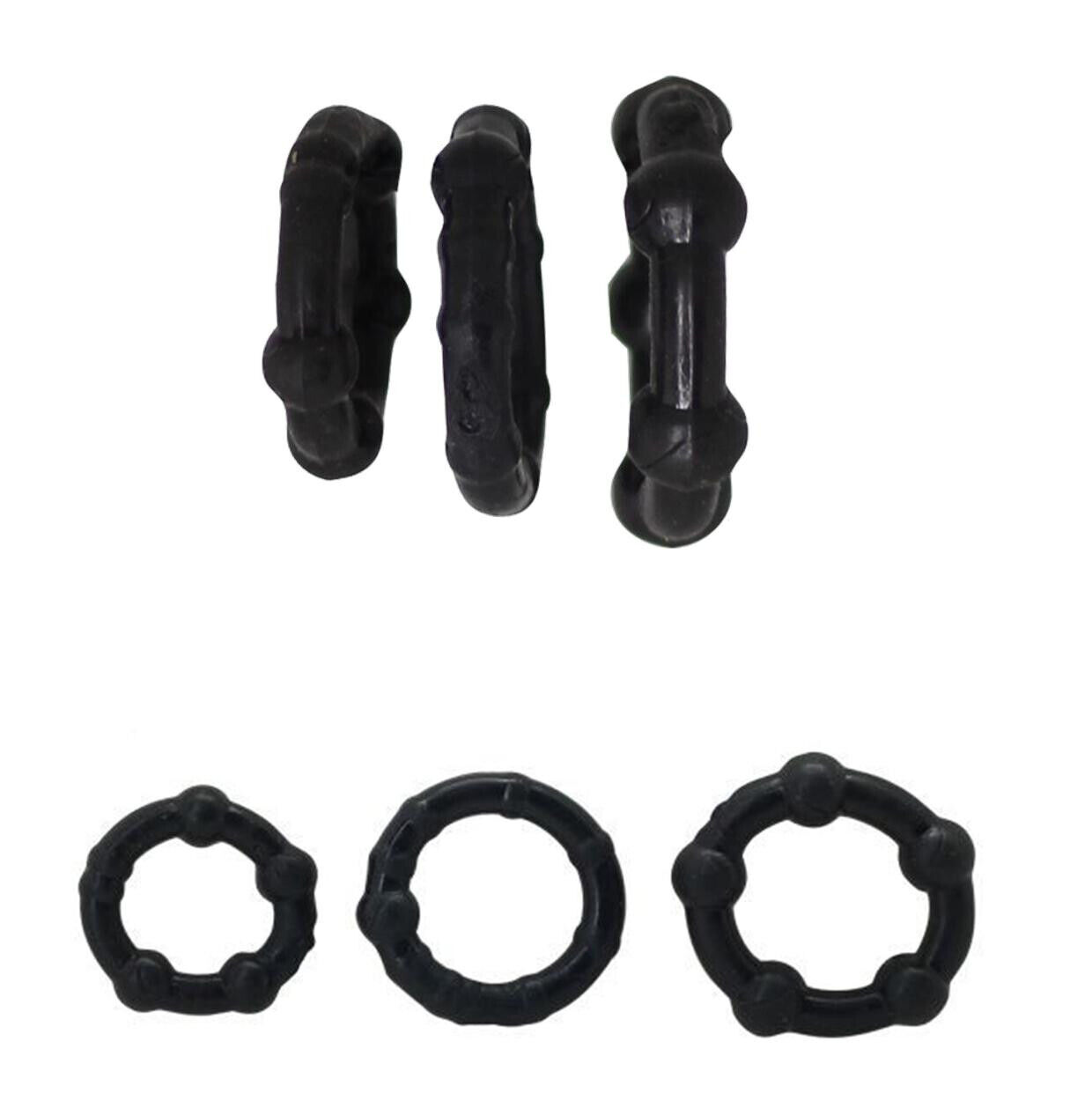 Anello fallico kit contro eiaculazione precoce cock ring stimolante ritardante