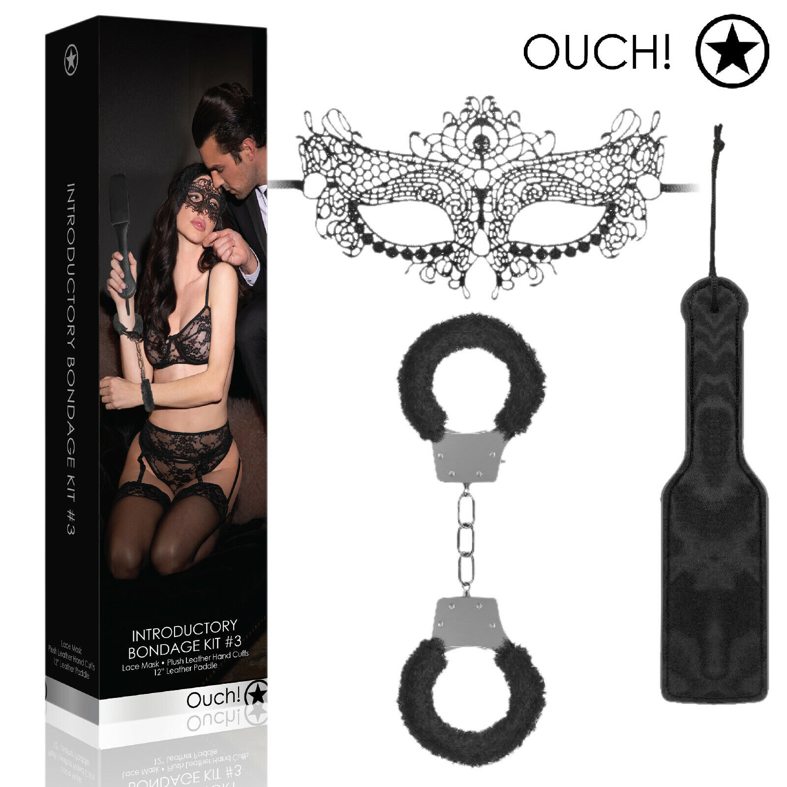 Ouch Bondage Introductory Toys Set Erotic Plays Giochi Erotici per Coppia Couple