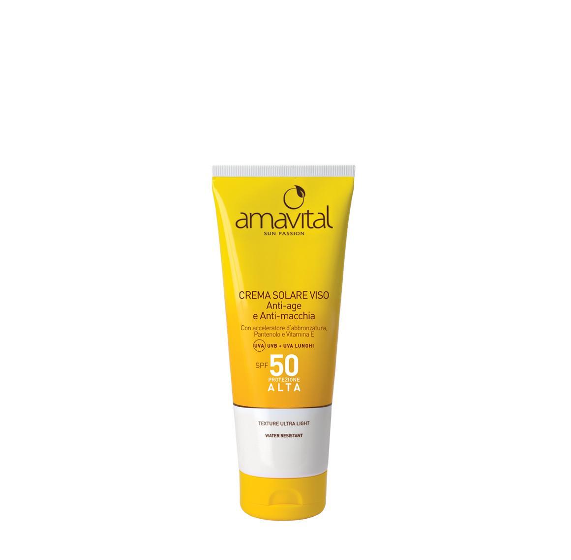Sun Passion Crema Solare Viso SPF 50 Anti-age e Anti-macchia