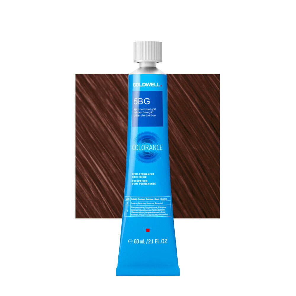 5BG Castano chiaro bruno dorato Goldwell Colorance Warm browns tb 60ml