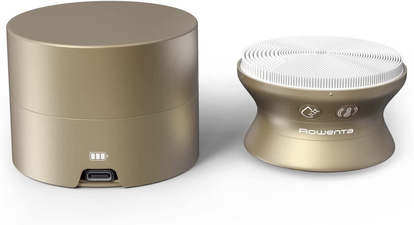 Rowenta LV8530 Reset & Boost Skin Duo Spazzola Viso e Collo Effetto Purificante