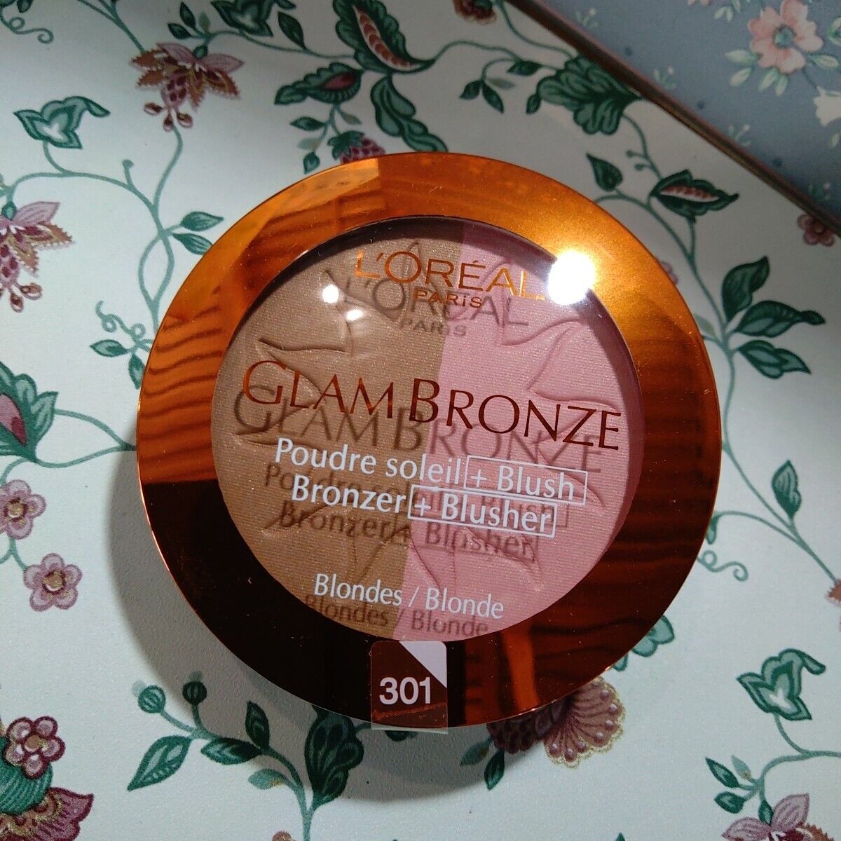 Raro L' OREAL CONTOURING DUO Glam Bronze Terra Fard Blondes  301 Blush Bronzer