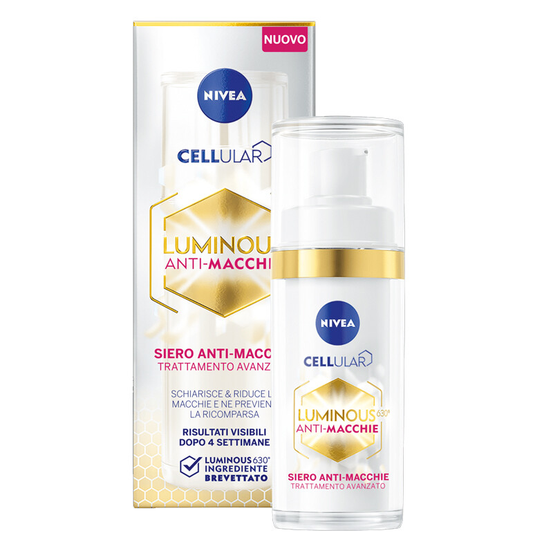 NIVEA Cellular LUMINOUS 630 Anti-macchie SIERO Trattamento avanzato 30ml NUOVO