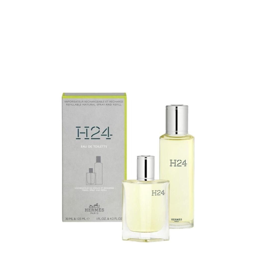 HERMES H24 EAU DE TOILETTE REFIL SPRAY 30 ML + REFIL 125 ML 022