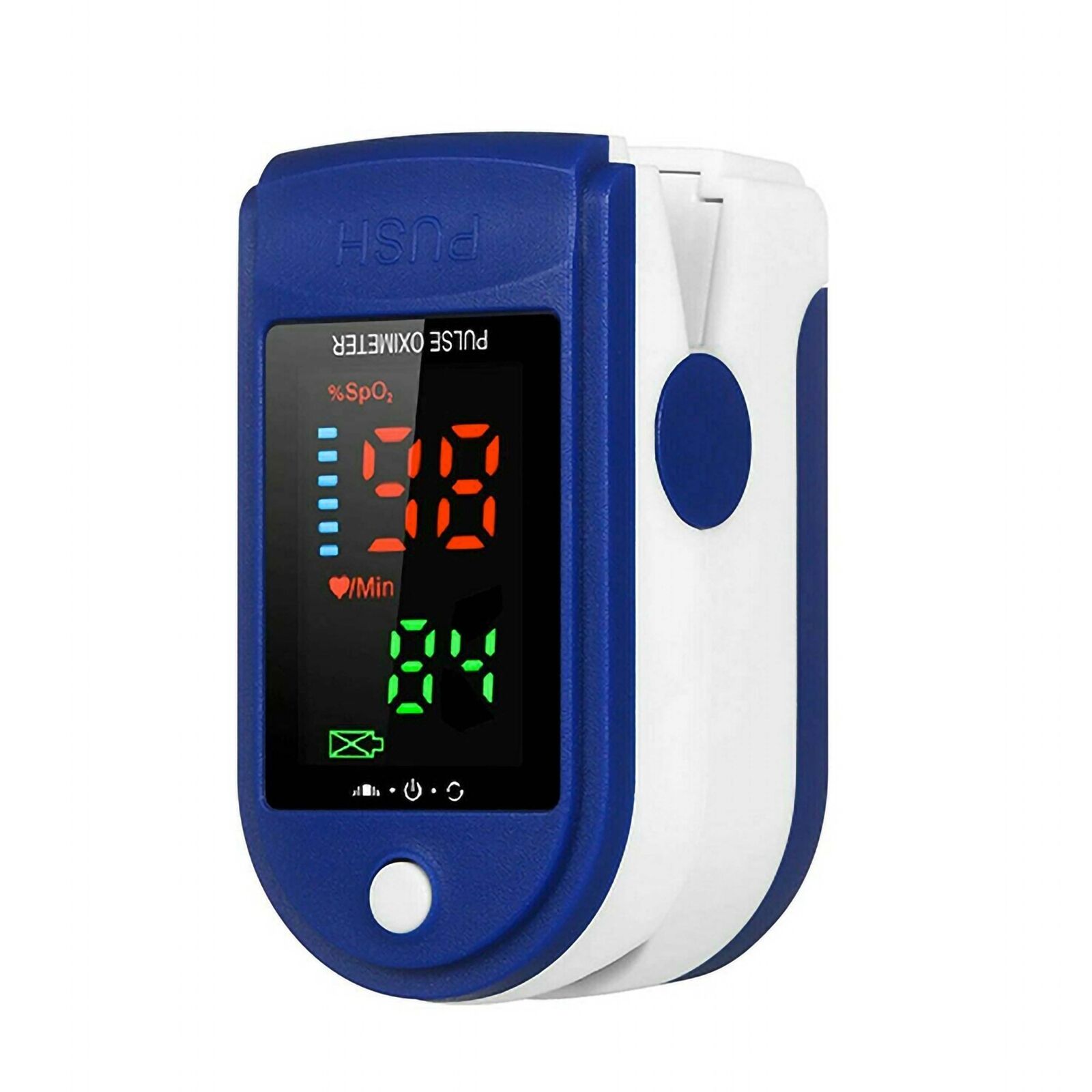 SATURIMETRO LK87 PULSOSSIMETRO DA DITO BATTITO PRESSIONE SANGUE MISURATORE-