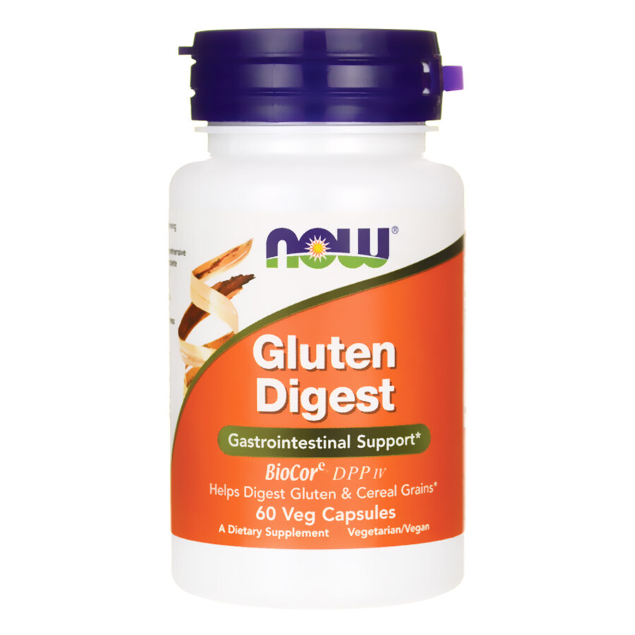 NOW Foods Gluten Digest Enzymes Vcaps 60 Ct NOW2959
