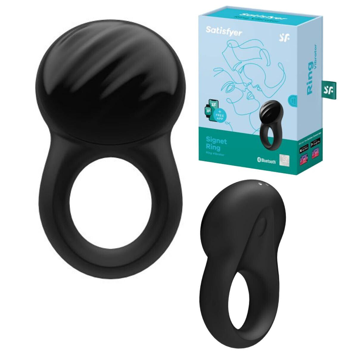 anello fallico indossabile vibrante in silicone ricaricabile cock ring satisfye