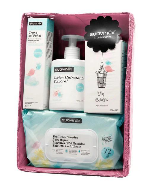 Suavinex Baby Cosmetic Basket For Girls 4 Pcs