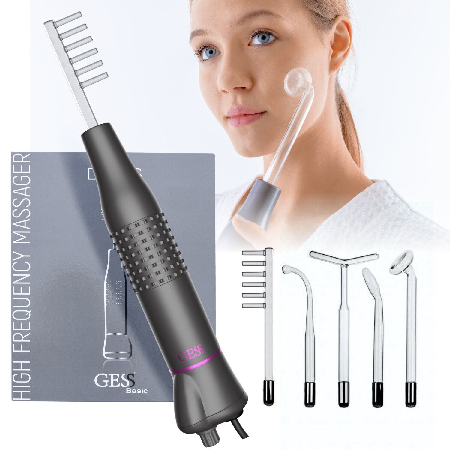 Darsonval, High Frequency, Capelli professionale cura dei capelli GESS DARS