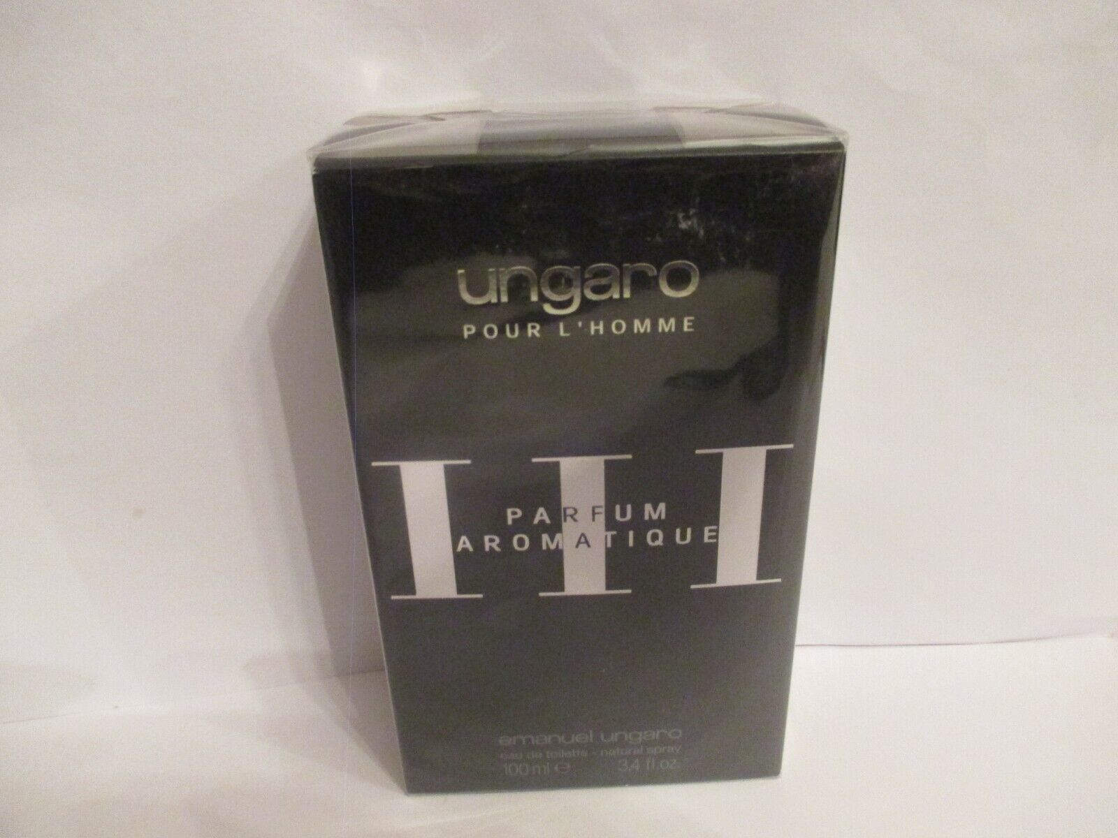 Ungaro III Emanuel Ungaro Profumo Aromatico per Uomo VAPO.100 ML Confezione