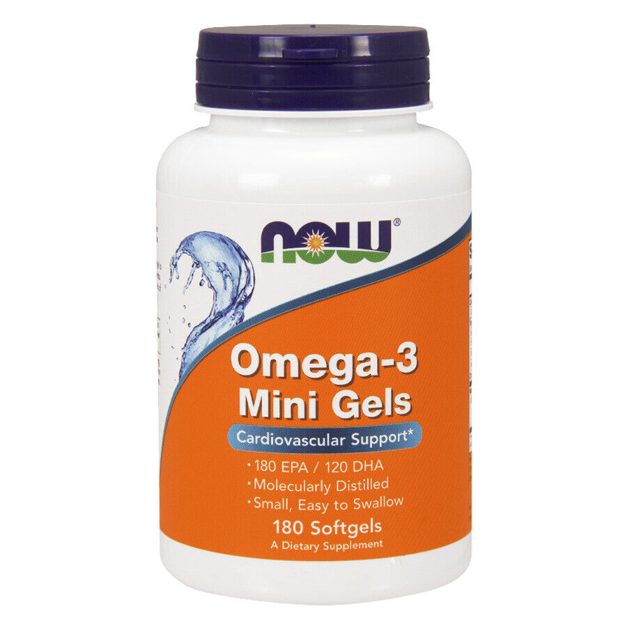 NOW FOODS Omega-3 Mini Gel 180 Softgels - VITAMINE